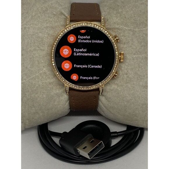 Fossil Gen 4 Authentic Digital Dial Smart Watch Custom Band FTW6011 ZA277 - Picture 1 of 12